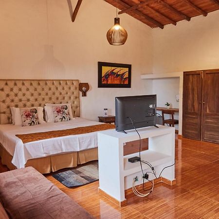 Hotel Santos De Piedra - Maranatha Barichara Bagian luar foto