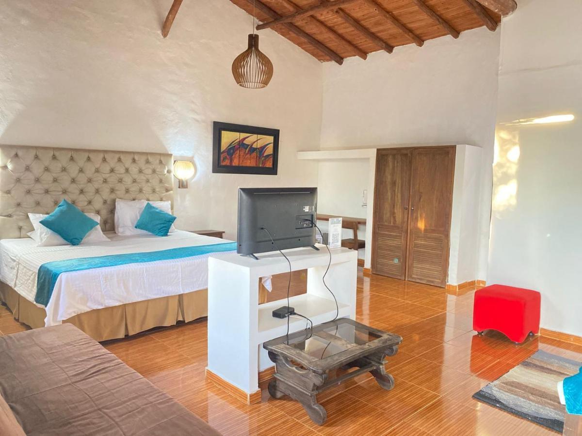 Hotel Santos De Piedra - Maranatha Barichara Bagian luar foto