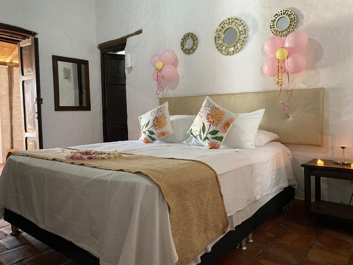 Hotel Santos De Piedra - Maranatha Barichara Bagian luar foto