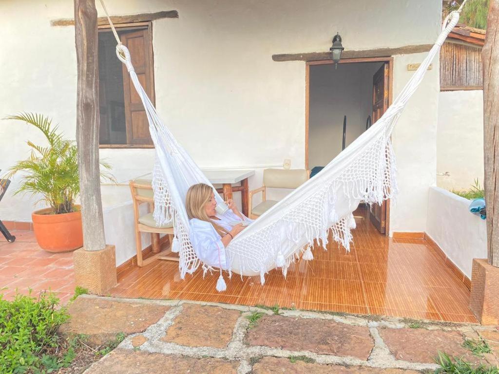 Hotel Santos De Piedra - Maranatha Barichara Bagian luar foto
