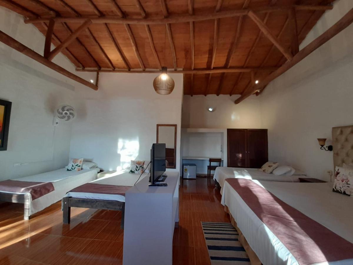 Hotel Santos De Piedra - Maranatha Barichara Bagian luar foto