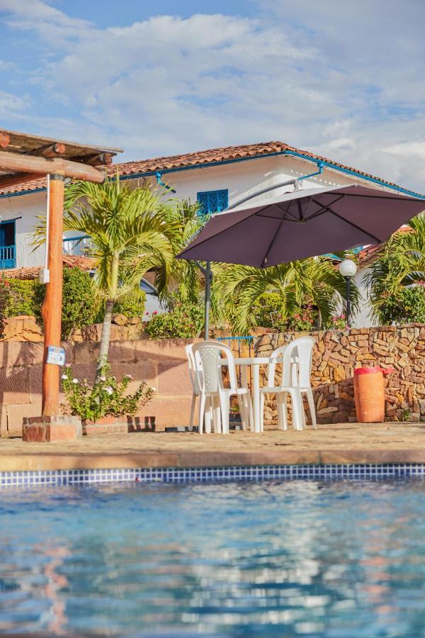 Hotel Santos De Piedra - Maranatha Barichara Bagian luar foto