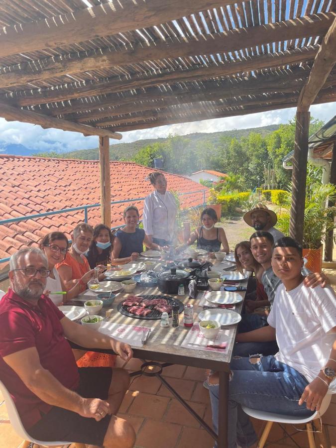 Hotel Santos De Piedra - Maranatha Barichara Bagian luar foto