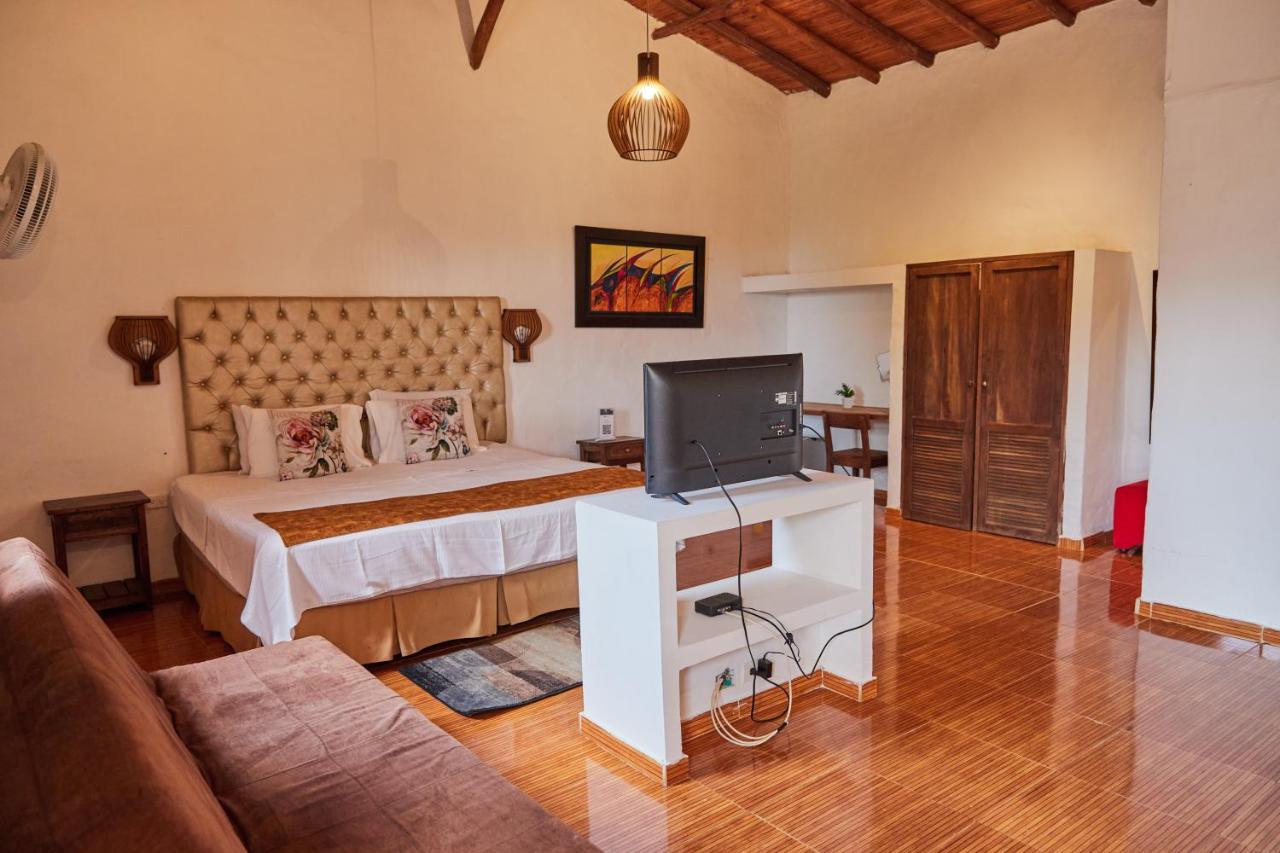 Hotel Santos De Piedra - Maranatha Barichara Bagian luar foto