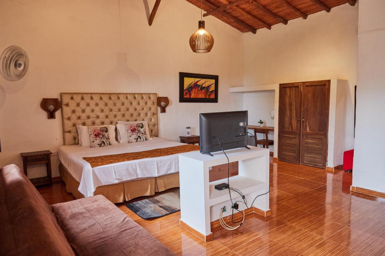 Hotel Santos De Piedra - Maranatha Barichara Bagian luar foto
